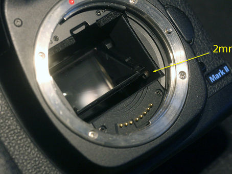 Canon 5D Mark II : Spiegel kürzen und Exakta-EOS-Adapter