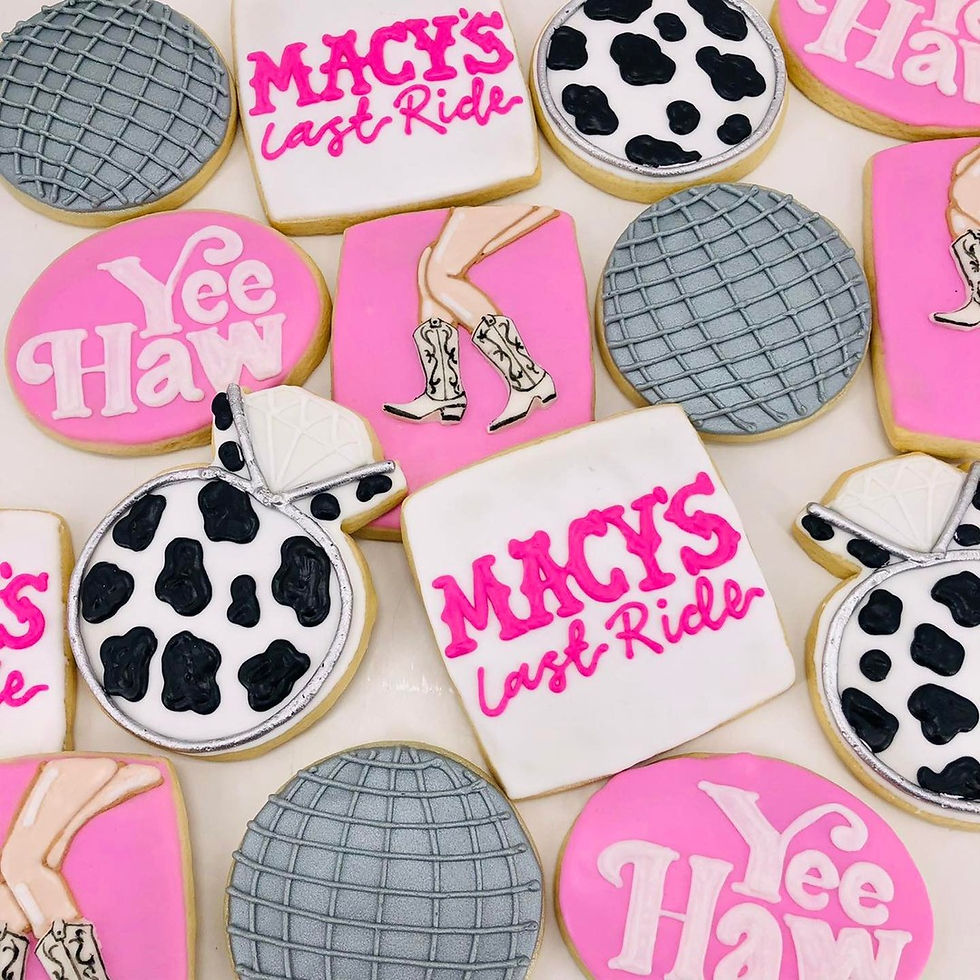 Western Bachelorette Cookies