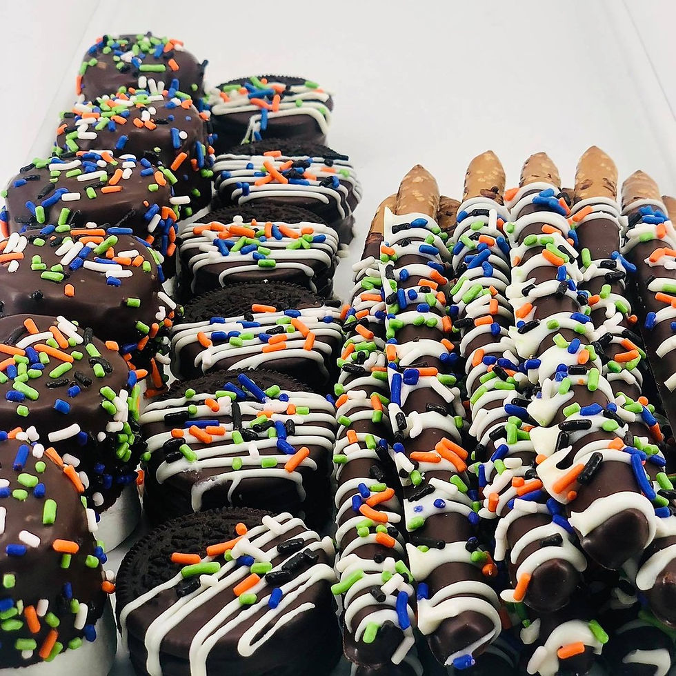 Chocolate Dipped Treats for Halloween