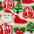 JOY Christmas Decorated Cookies