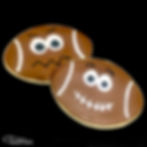 Silly Football Cookies