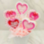 Vintage Heart Cookie Bouquet