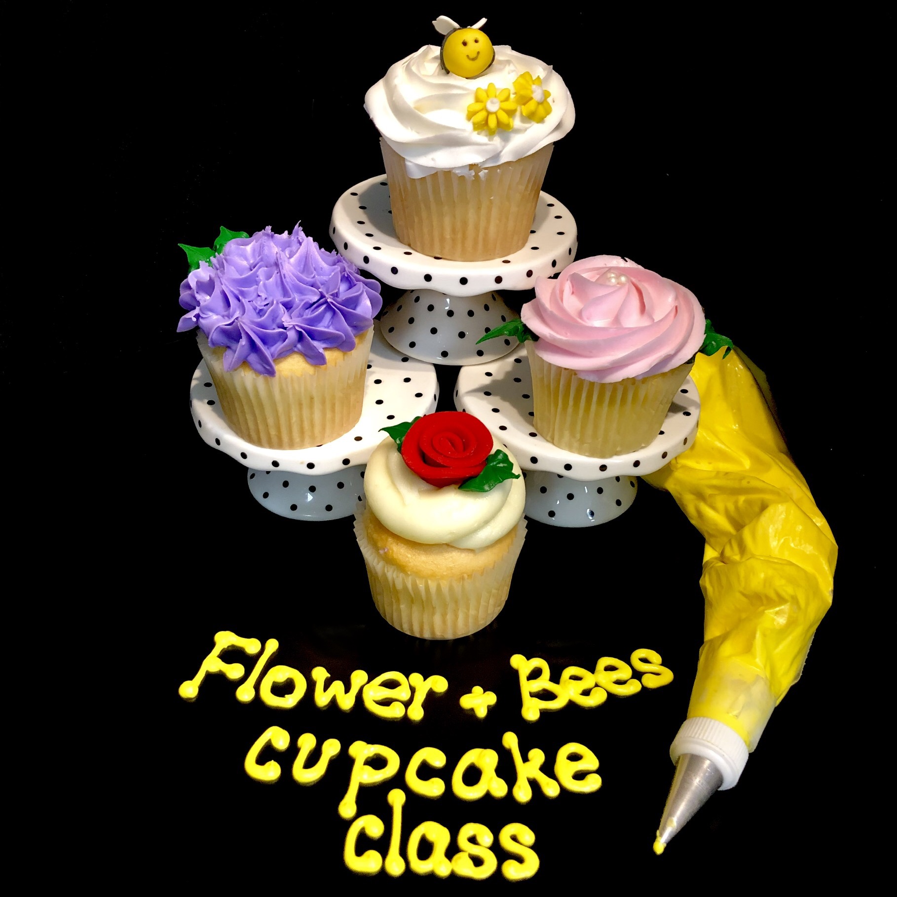 Cupcake Decorating Class Flowers 2 30pm