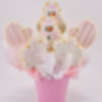 Pink Snowman Cookie Bouquet