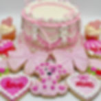 Pink Vintage Valentine Cake