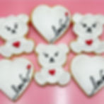 Beary Cute Valentine Cookies
