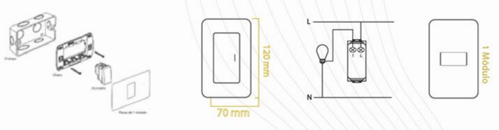 Miniatura: El apagador sencillo SAG-01/B de SagElectric es la solución ideal para un control eficiente y duradero de la iluminación en t
