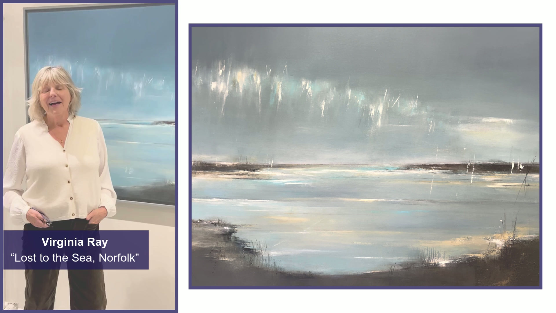 Landscape painter, Virginia Ray shares her inspiration behind this stunning painting.