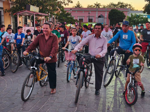 Conmemoran en Mocorito el Día Mundial de la Bicicleta con rodada familiar y promoción de la movilidad sustentable