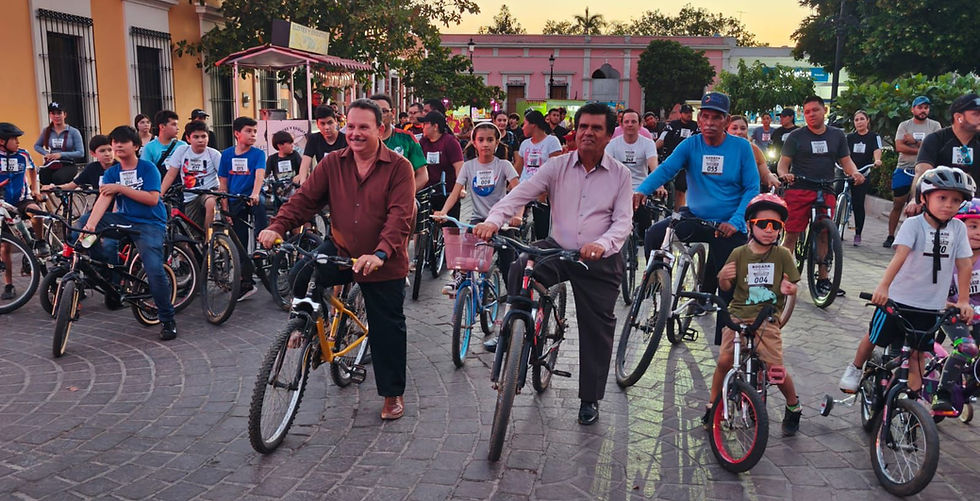 Conmemoran en Mocorito el Día Mundial de la Bicicleta con rodada familiar y promoción de la movilidad sustentable