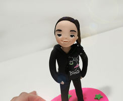 cake topper personalizzato cresima tema danza