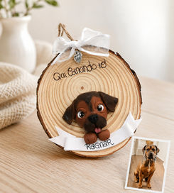 targhetta decorativa con ritratto personalizzato cartoon gatto idea regalo per amanti cani
