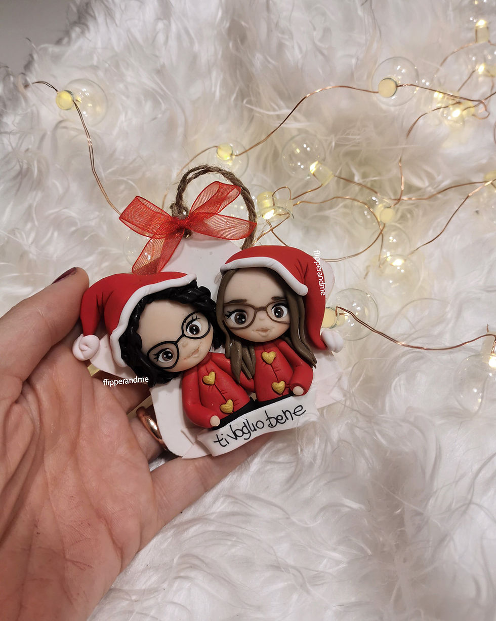 idea regalo Natale per un'amica speciale, ritratto natalizio da foto
