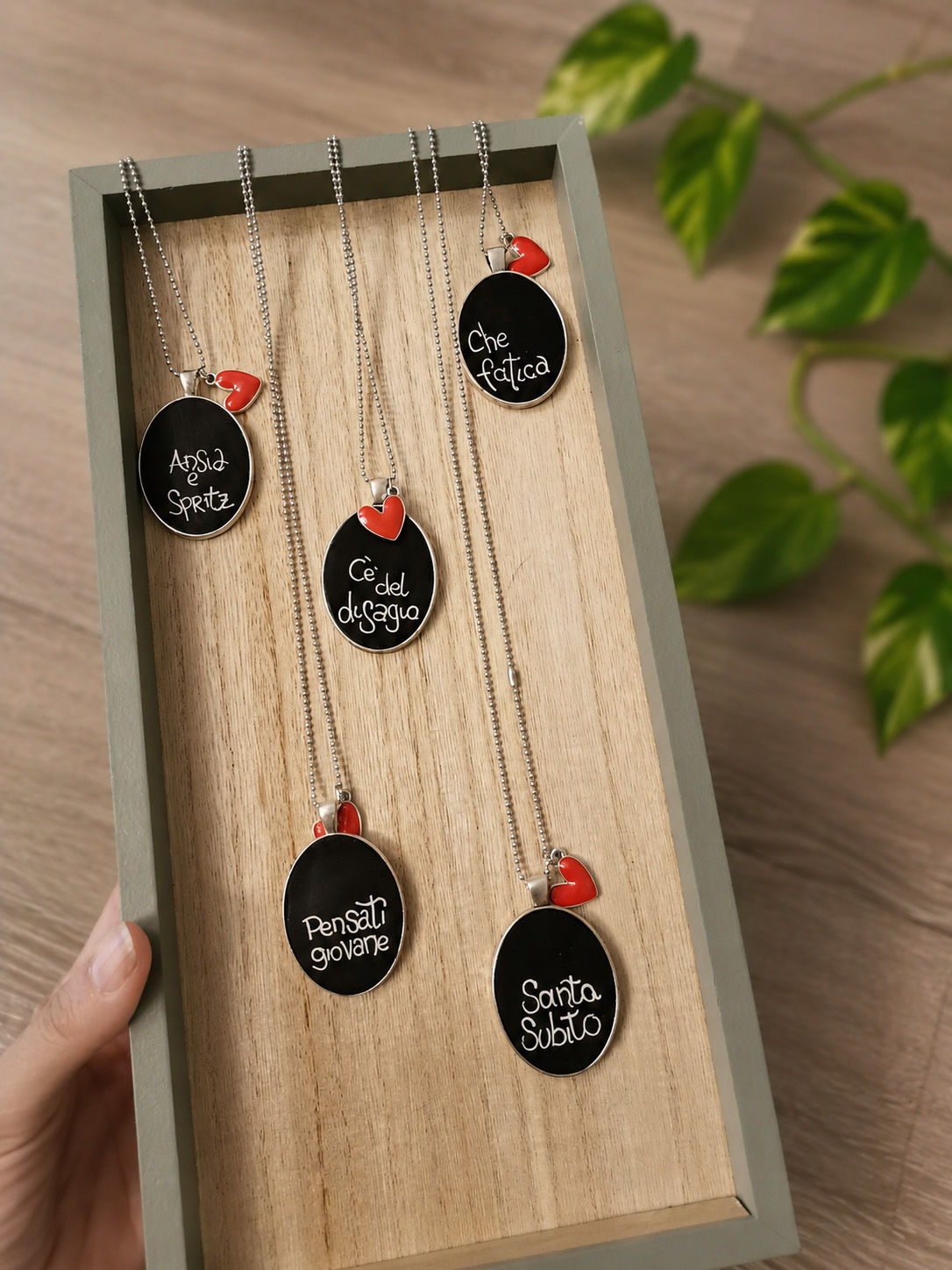 Collana XL argento “Indossami con il sorriso"