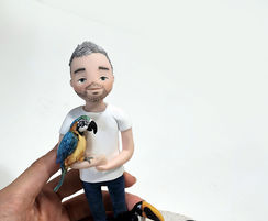 cake topper 40 compleanno personalizzato tema passioni animali