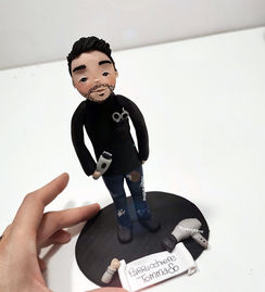 cake topper personalizzato professione parrucchiere barbiere
