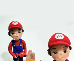 cake topper compleanno personalizzato tema videogioco