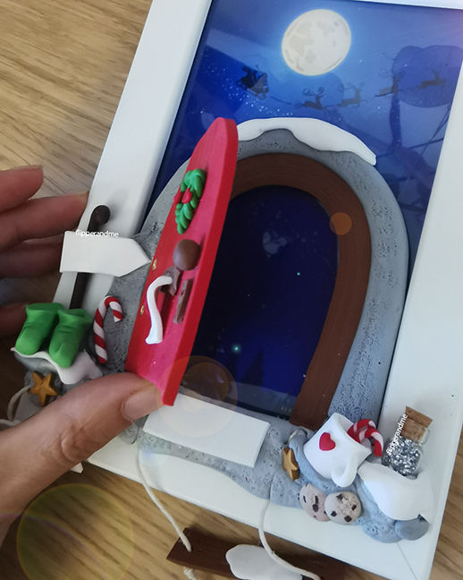 Miniatura: Porta elfo Natale apribile