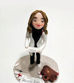 cake topper personalizzato che richiama professione idea regalo per compleanno