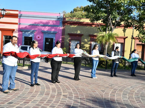 Mocorito conmemora con orgullo el Día de la Bandera Nacional                                                                                                                                            