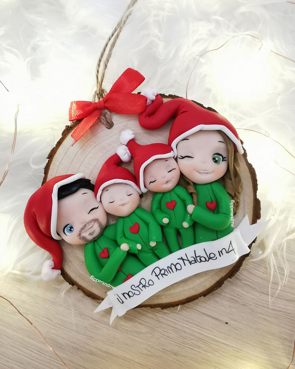 decorazioni natalizie personalizzate il nostro primo Natale in 4
