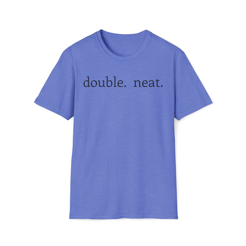 Thumbnail: Double.  Neat.  Unisex Softstyle T-Shirt