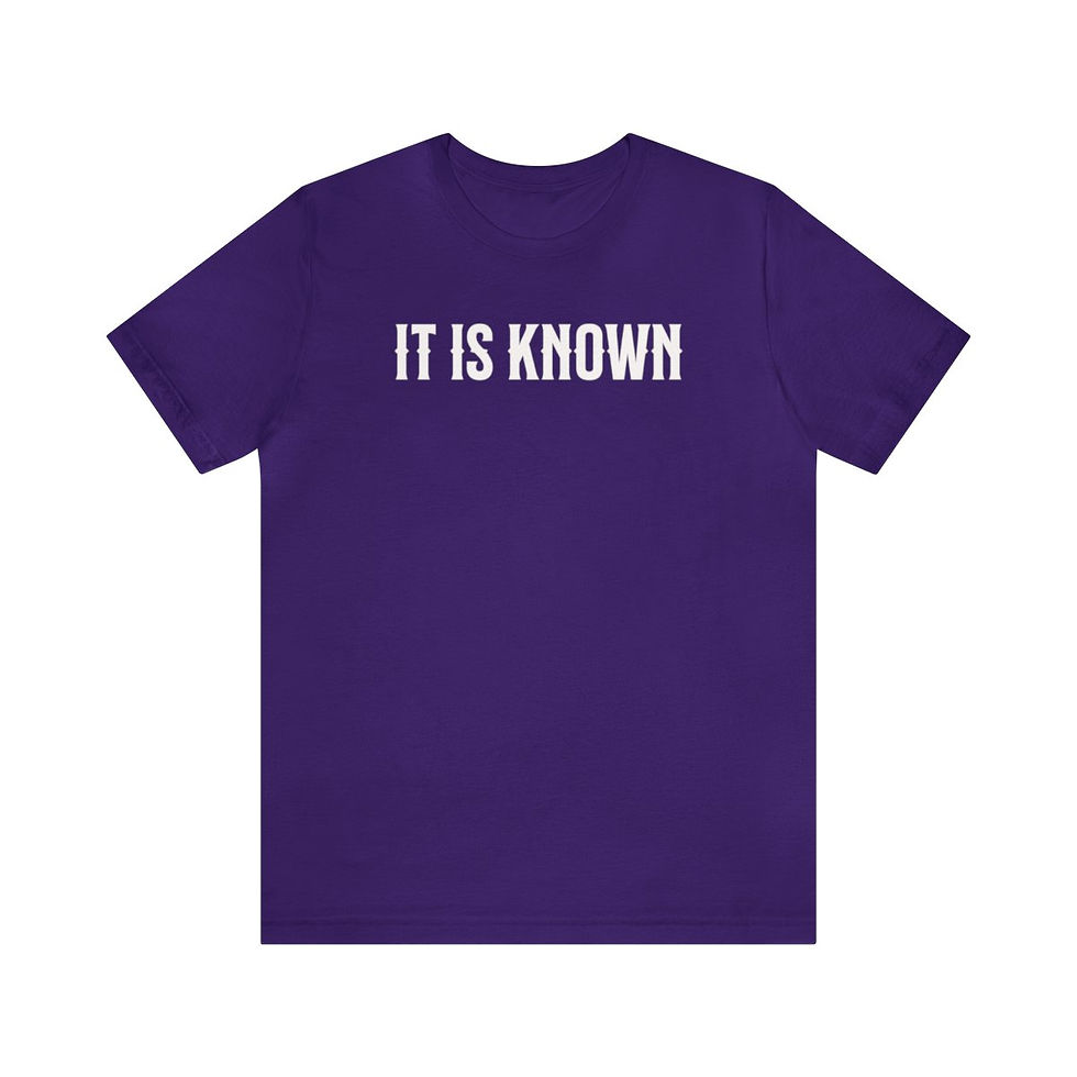 Thumbnail: It Is Known Unisex Jersey Short Sleeve T-Shirt