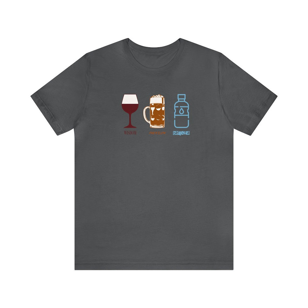 Thumbnail: Wisdom, Freedom, Bacteria - Unisex Jersey Short Sleeve T-Shirt