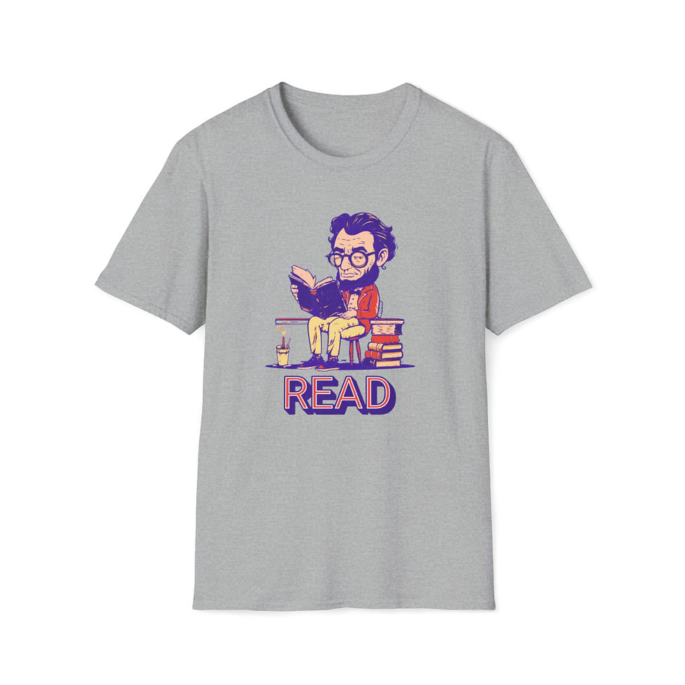 Thumbnail: Abe's Literary Groove Soft Style T-Shirt