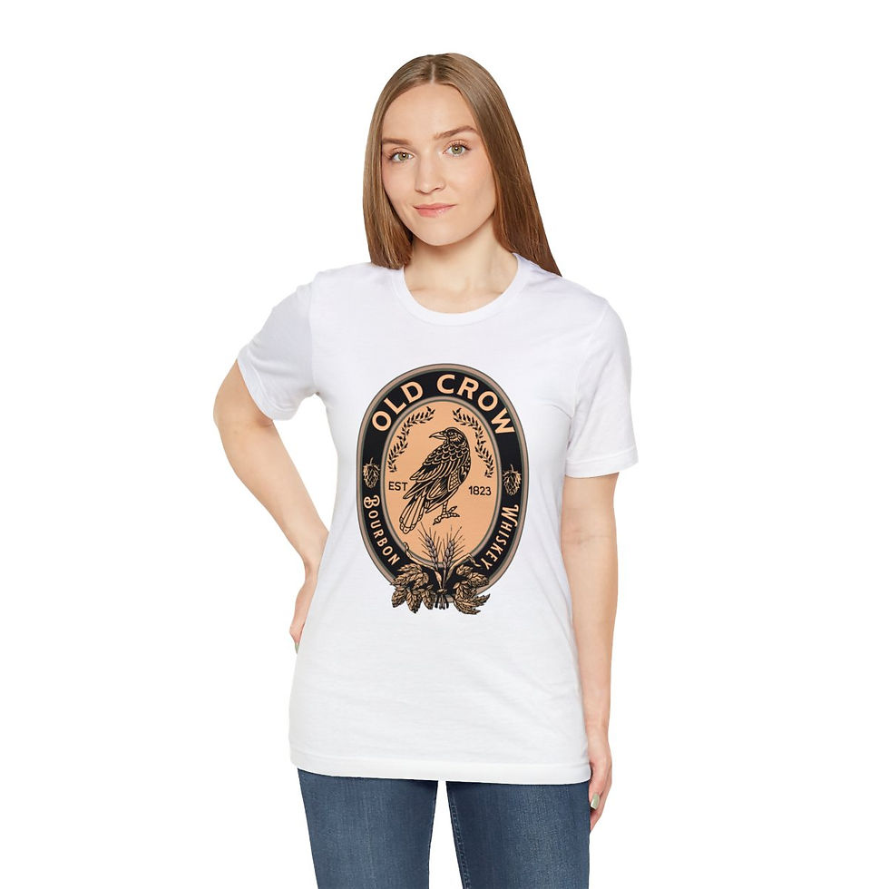 Thumbnail: Vintage Bourbon Label Old Crow T-shirt