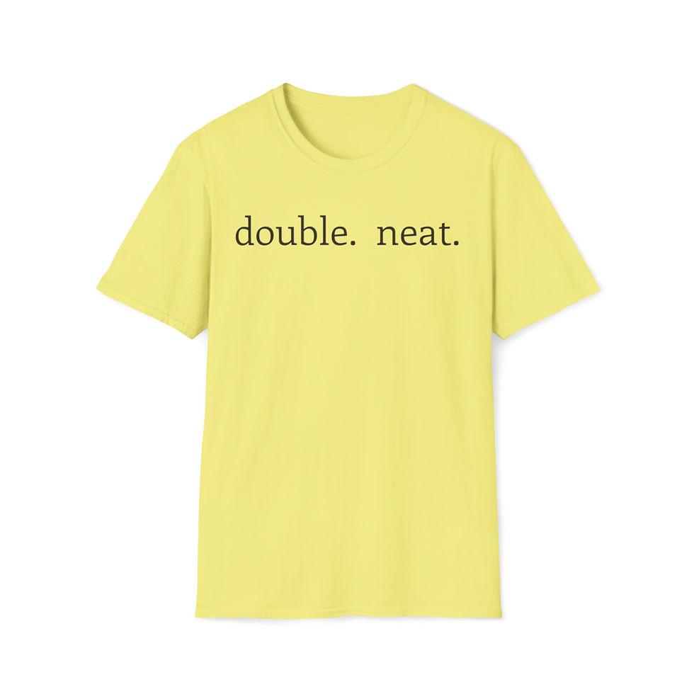 Thumbnail: Double.  Neat.  Unisex Softstyle T-Shirt