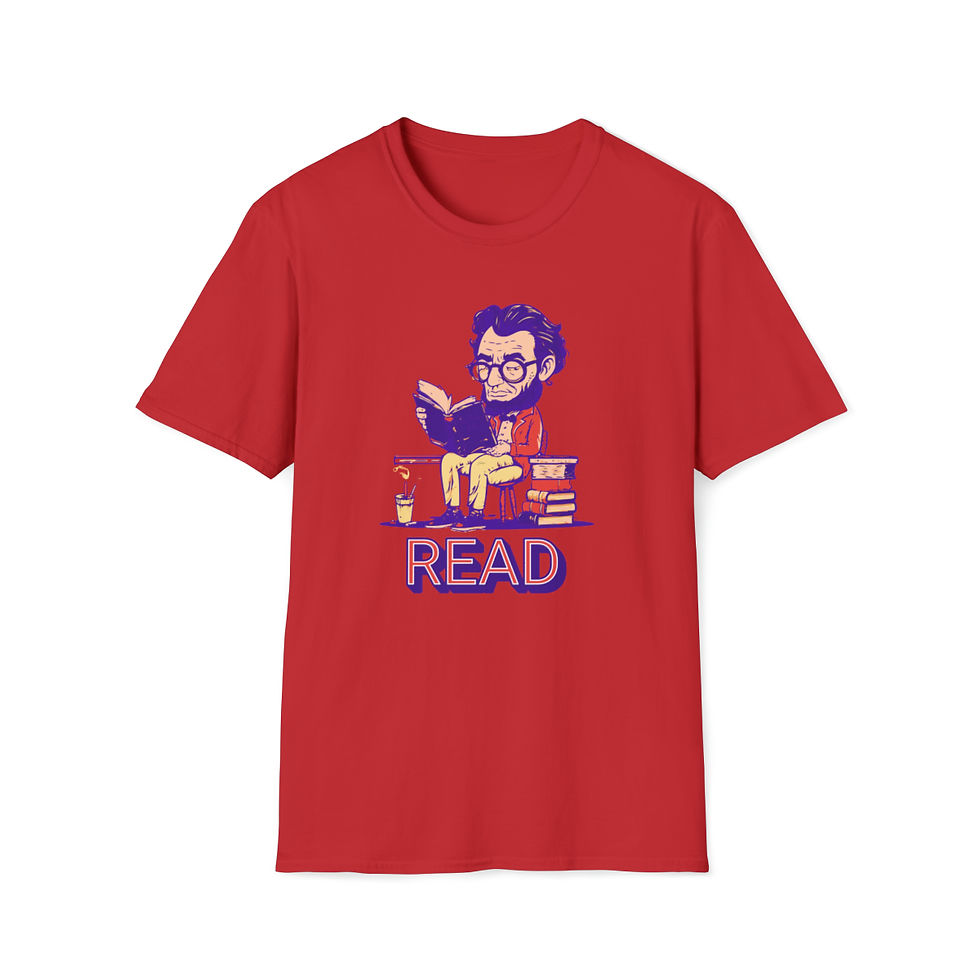 Thumbnail: Abe's Literary Groove Soft Style T-Shirt