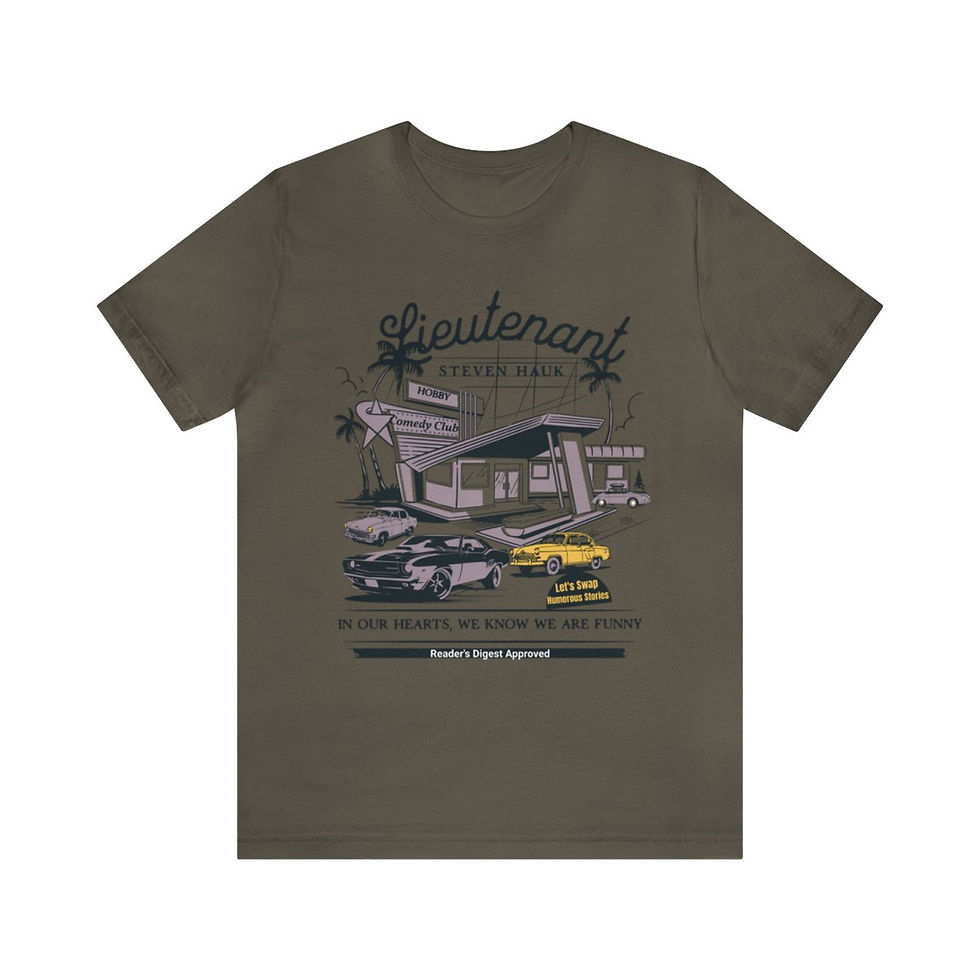 Thumbnail: Lt Hauk's Comedy Club Unisex Jersey Short Sleeve T-Shirt