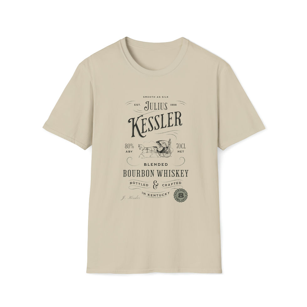 Thumbnail: Vintage Julius Kessler Kentucky Bourbon Unisex Softstyle T-Shirt