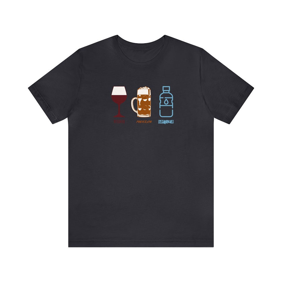 Thumbnail: Wisdom, Freedom, Bacteria - Unisex Jersey Short Sleeve T-Shirt