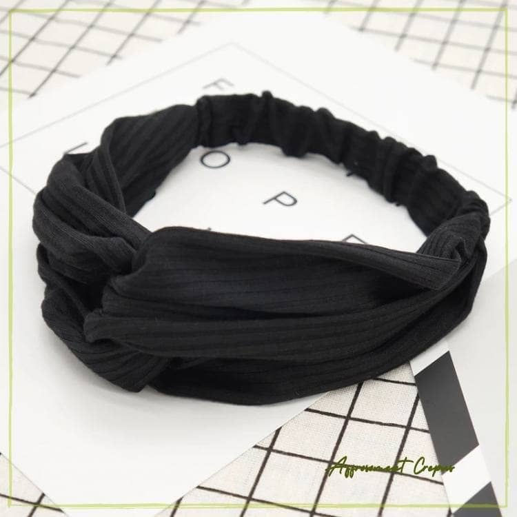 Miniature : Bandeau cheveux croisé unie 