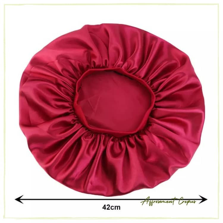 Miniature : Bonnet satin extra large sans doublure