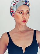 Conceptual self-portrait of Hiroko Masuda exploring identity and transformation.