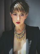 Conceptual self-portrait of Hiroko Masuda exploring identity and transformation.