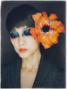 Conceptual self-portrait of Hiroko Masuda exploring identity and transformation.