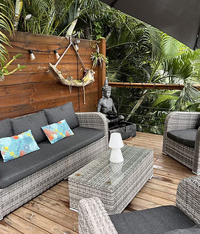 Kazanou belle Villa outside lounge