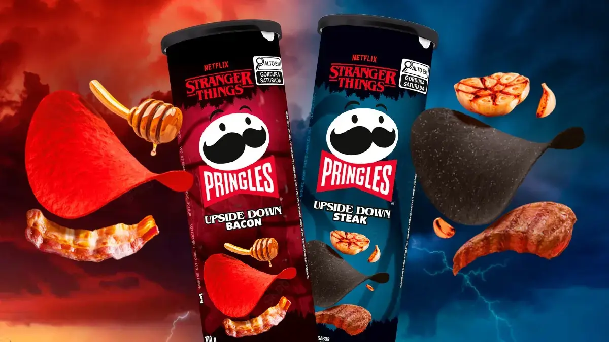 Pringles stranger things Upside-Down 