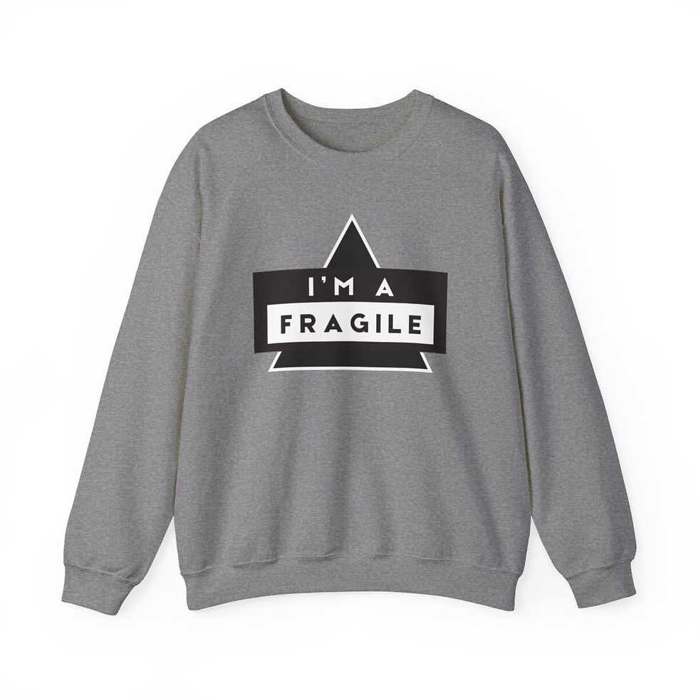 Thumbnail: Khandaan Bollywood Fragile Unisex Heavy Blend™ Crewneck Sweatshirt