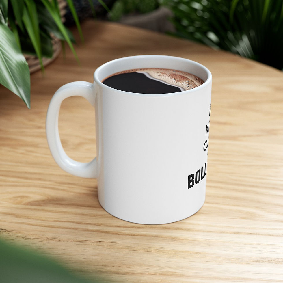 Thumbnail: KEEP CALM AND BOLLYWOOD Ceramic Mug, (11oz, 15oz)
