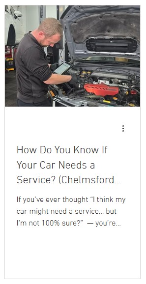A link to another Torque Monkey blog post explaining how car owners can identify when their vehicle needs a service