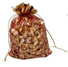 Net Potli with Nuts