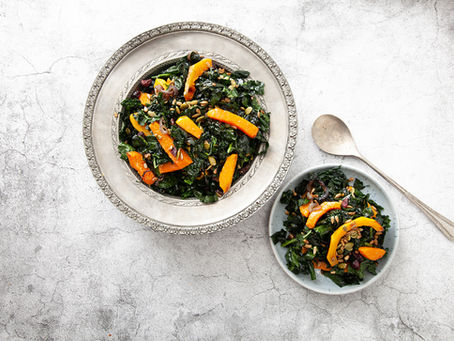 Cavolo nero and butternut squash