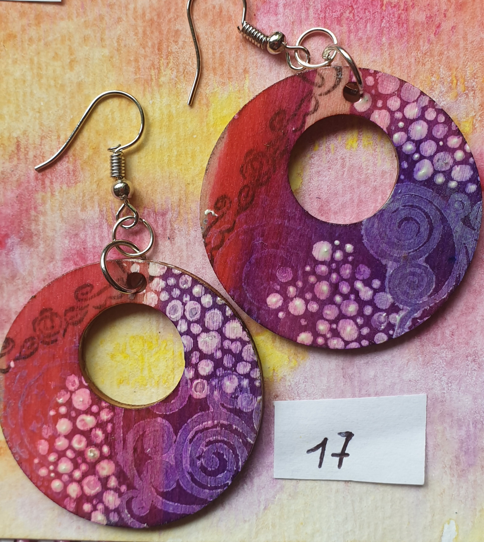Handpainted earrings