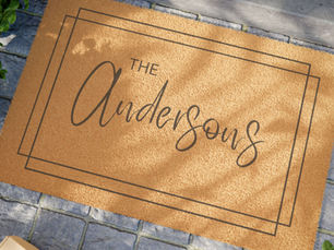 Personalized Family Name Doormat