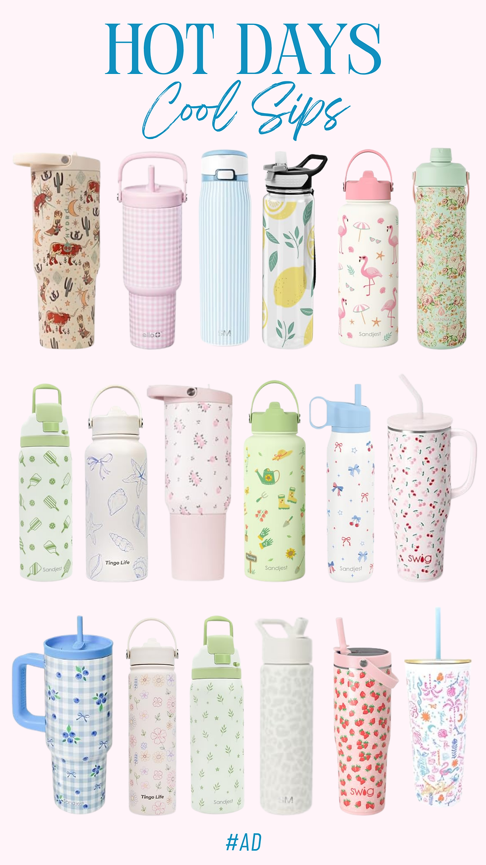 Summer Water Bottles